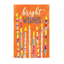 Birthday Party Reversible Suede House Flag