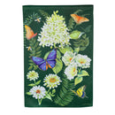 Flutters and Flowers Suede House Flag
