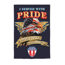 I Served With Pride Suede House Flag