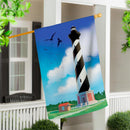 Hatteras Lighthouse Suede House Flag