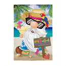 5 O'Clock Gnome Suede House Flag