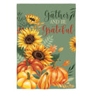 Grateful Gatherings Suede House Flag