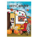 Fall For Camping Suede House Flag