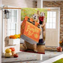 Pumpkin Ale Suede House Flag