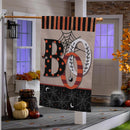 Polka Dots & Stripes Boo Suede House Flag