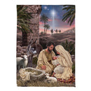 Brilliant Nativity Suede House Flag