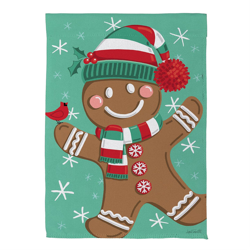 Christmas Icons Reversible Suede House Flag