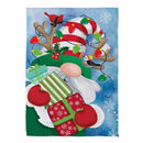 Holiday Gnome Suede House Flag