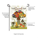 Fall Sweet Fall Burlap Garden Flag