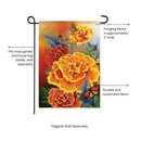 Mariposa Melody Burlap Garden Flag