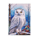 Snow Owl Burlap Garden Flag_x000D_