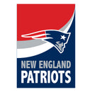 New England Patriots Burlap Flag GDN Size