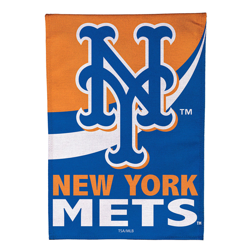 New York Mets Burlap Flag GDN Size