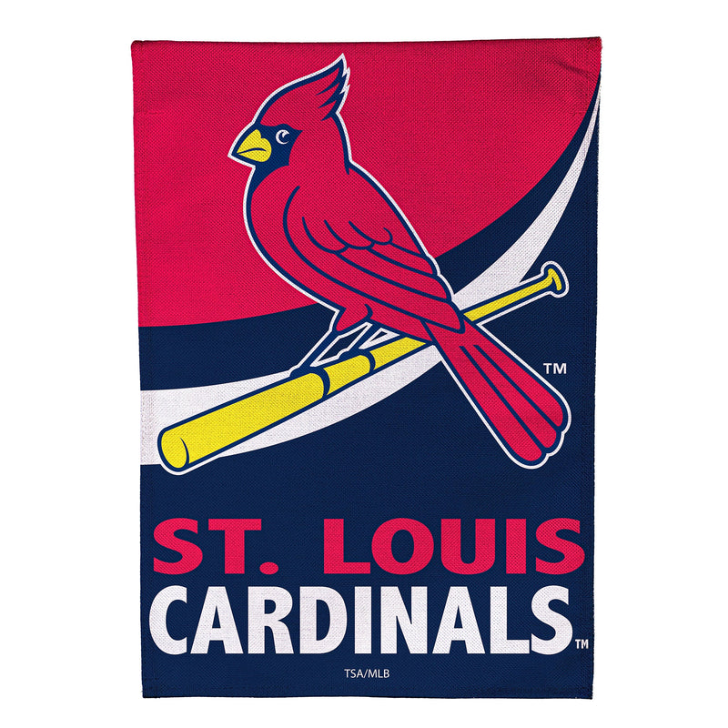 St Louis Cardinals Burlap Flag GDN Size