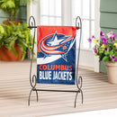 Columbus Blue Jackets Burlap Flag GDN Size