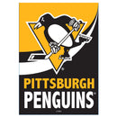 Pittsburgh Penguins Burlap Flag GDN Size