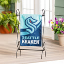 Seattle Kraken Burlap Flag GDN Size