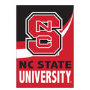 North Carolina State University Burlap Flag GDN Size