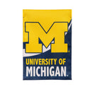 University Of Michigan Burlap Flag GDN Size