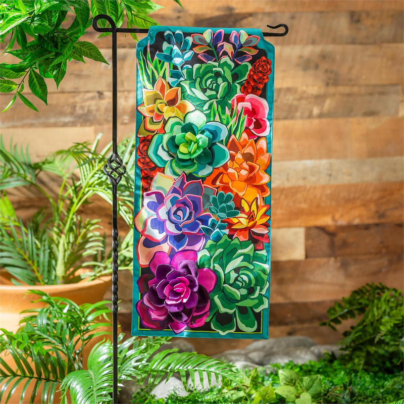 Summer Succulent Everlasting Impression Textile Décor