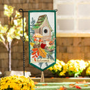 Fall Woodland Birdhouse Everlasting Impression Textile Decor