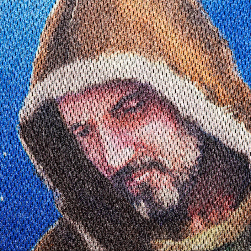 Holy Night Nativity Garden Lustre Flag