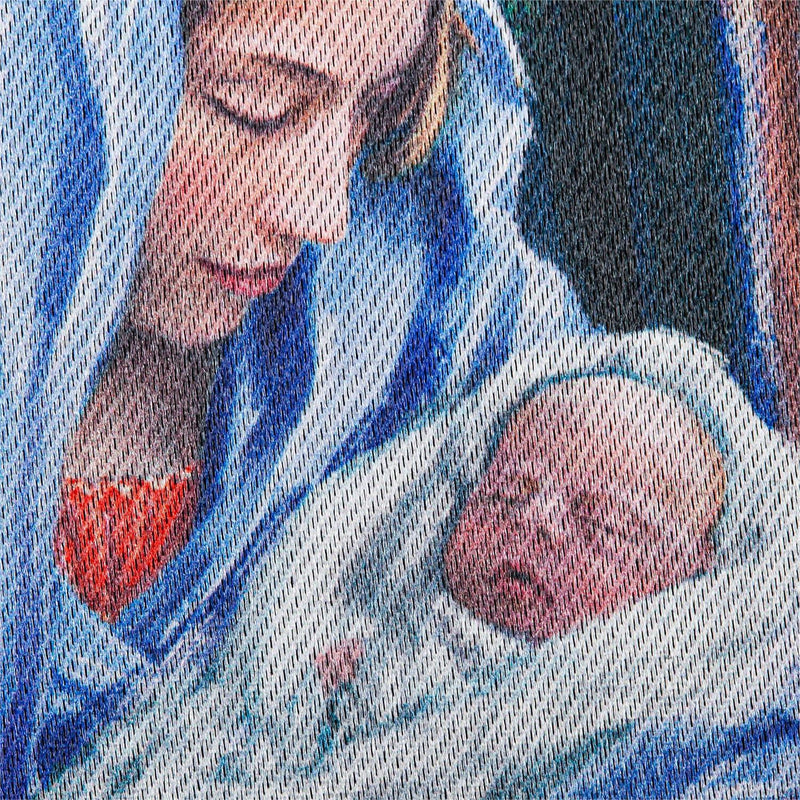 Holy Night Nativity Garden Lustre Flag