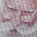 Santa and His Reindeer Garden Lustre Flag