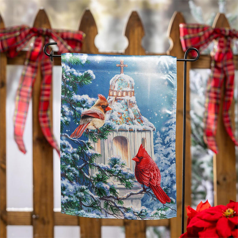 Cardinal Lamp Post Lustre Garden Flag