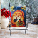 Cheerful Santa Lustre Garden Flag