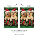 Cozy Goldies Lustre Garden Flag_x000D_