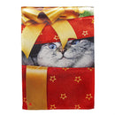 Gift Cat Lustre Garden Flag_x000D_