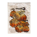 Beautiful Pumpkins Moire Garden Flag