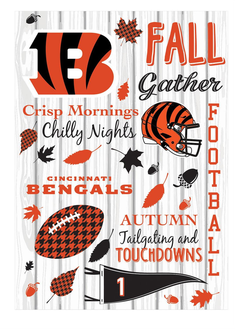 Cincinnati Bengals, Moire Flag, GDN, Fall Seasonal