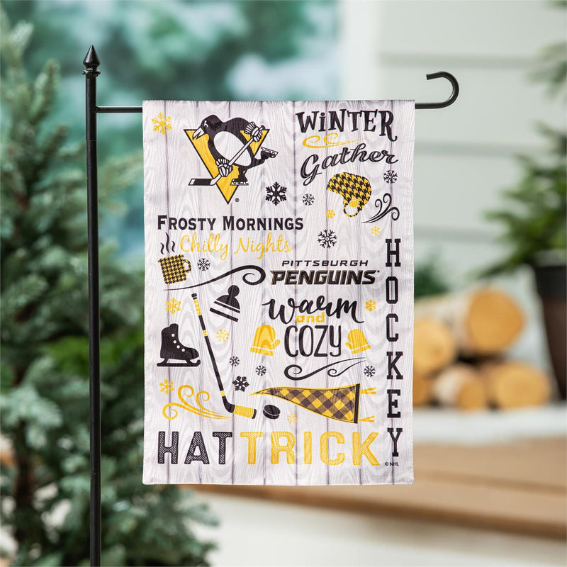 Pittsburgh Penguins, Moire Flag, GDN, Fall Seasonal