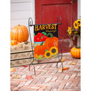 Harvest Blessing Pumpkins Garden Suede Flag