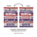 Farmhouse Home Sweet Home Garden Suede Flag