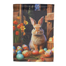 Hoppy Easter Suede Garden Flag