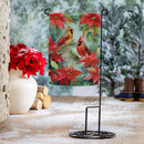 Cardinals In Winter Suede Garden Flag_x000D_