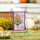 Trick or Tweet Suede Garden Flag