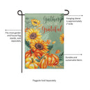 Grateful Gatherings Suede Garden Flag_x000D_