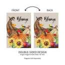 Grateful Cornucopia Suede Garden  Flag_x000D_