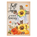 He Will Never Leave Suede Garden Flag_x000D_