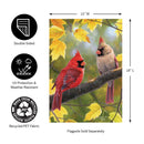 Fall Couple Suede Garden Flag_x000D_