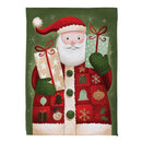 Giving Santa Suede Garden Flag