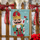 Christmas Icons Reversible Suede Garden Flag_x000D_