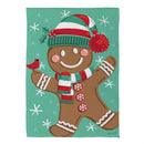 Christmas Icons Reversible Suede Garden Flag_x000D_