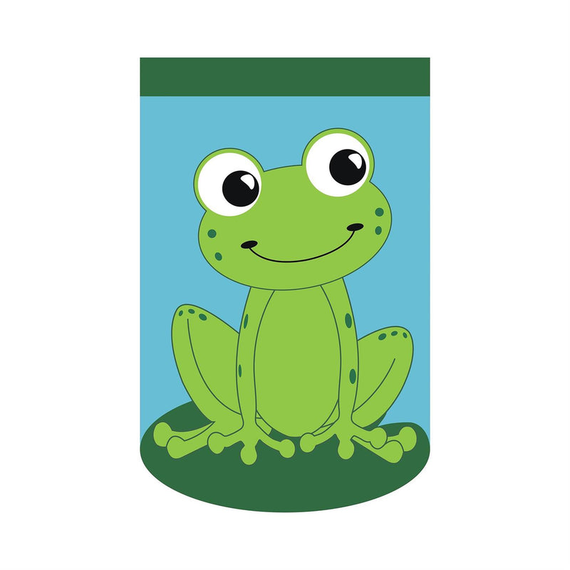Frog Basic Applique House Flag