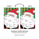 Ho Ho Ho Santa Applique House Flag