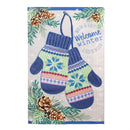 Winter Mittens Applique House Flag